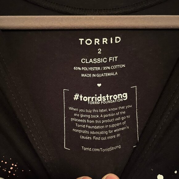 Torrid Size 2 Determined #TorridStrong Graphic Tee - Picture 9 of 9